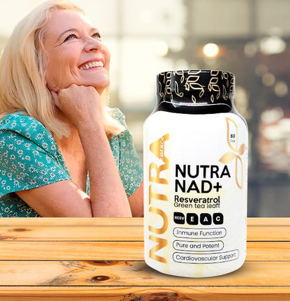 Nutra NAD+ Resveratrol 90 Cápsulas | Antioxidante Natural